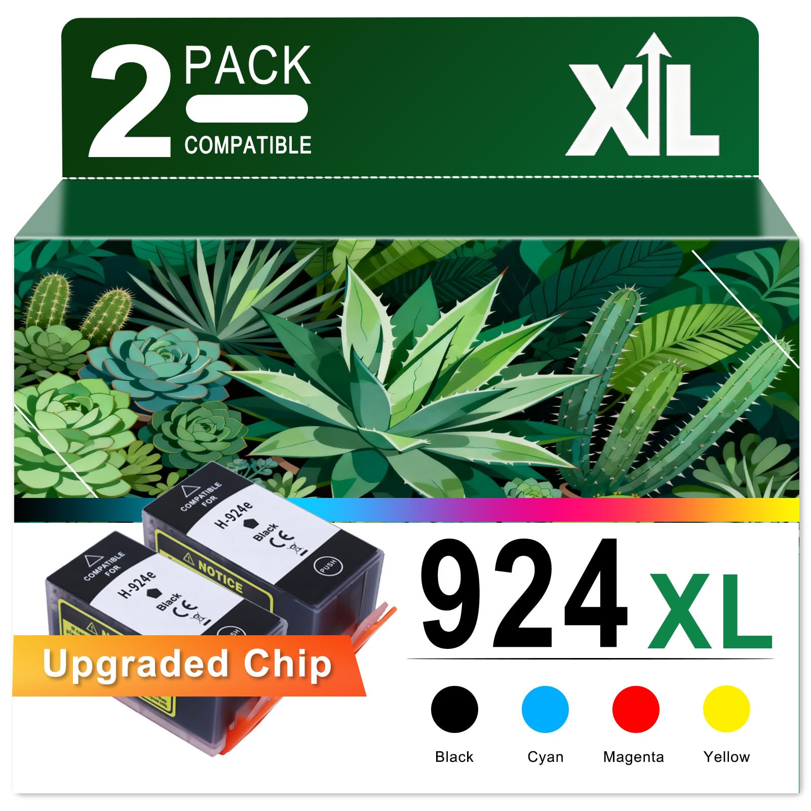 Amazon.co.jp: 924 924XL 924e インクカートリッジ、for HP 924 924E