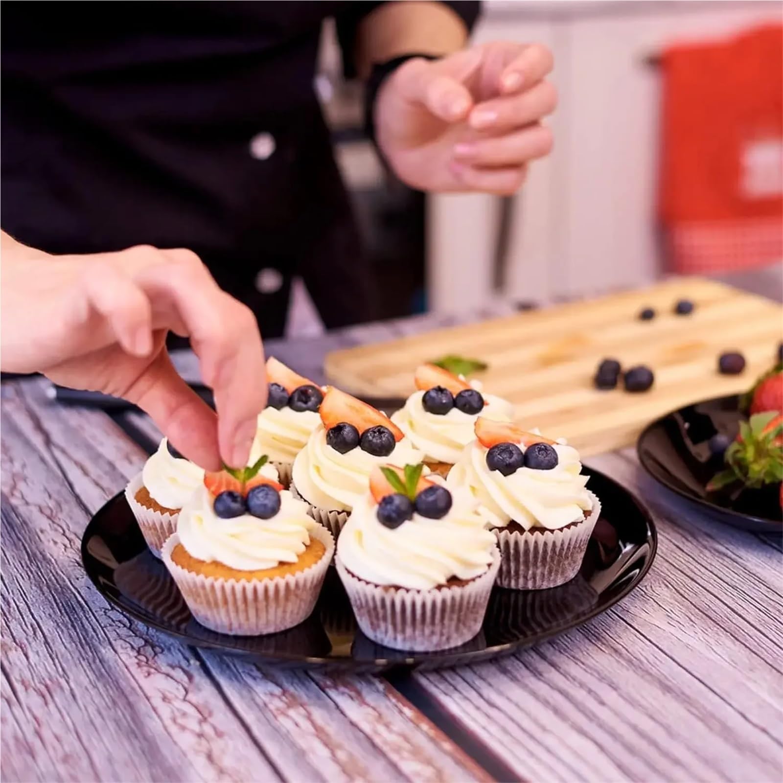 Lot de 400/2000/4000 moules en papier sulfurisé pour cupcakes et muffins