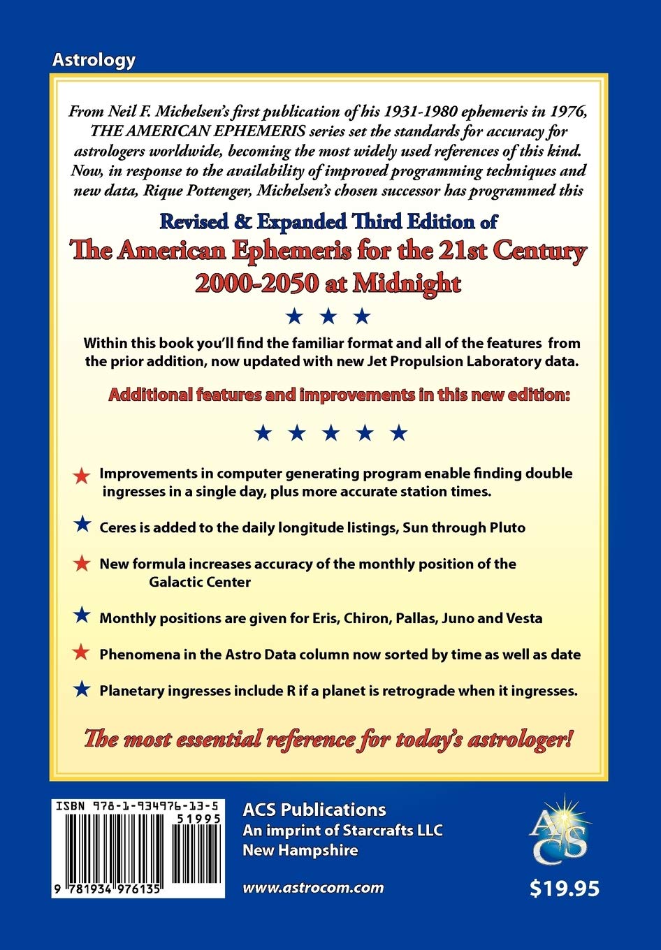 The American Ephemeris for the 21st Century, 2000-2050 at Midnight