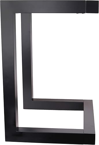 Miniatura 5 de Patas para mesa de comedor de 28 pulgadas, acero en forma de C, estilo rural, patas de escritorio de oficina y computadora, cocina industrial, juego