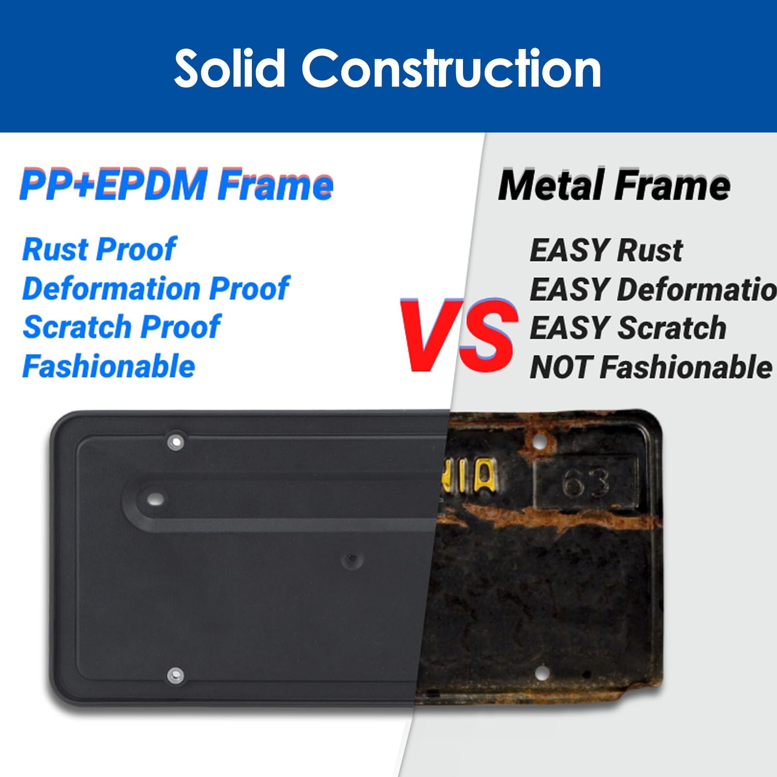 License Plate Frame Rear License Plate 1096844 00 B 1138982 00 A s