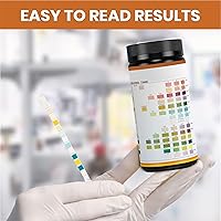 Vista 4 de Tiras de prueba de orina 13+ PARÁMETROS - 150 unidades LEU, KET, PRO, NIT, etc
