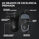 Logitech G PRO X SUPERLIGHT 2 wireless gaming mouse, 60 g pro-grade mouse with 5 programmable buttons, 44k DPI sensor, 8 kHz report rate, USB-C charging for PC/Mac - Black - 6