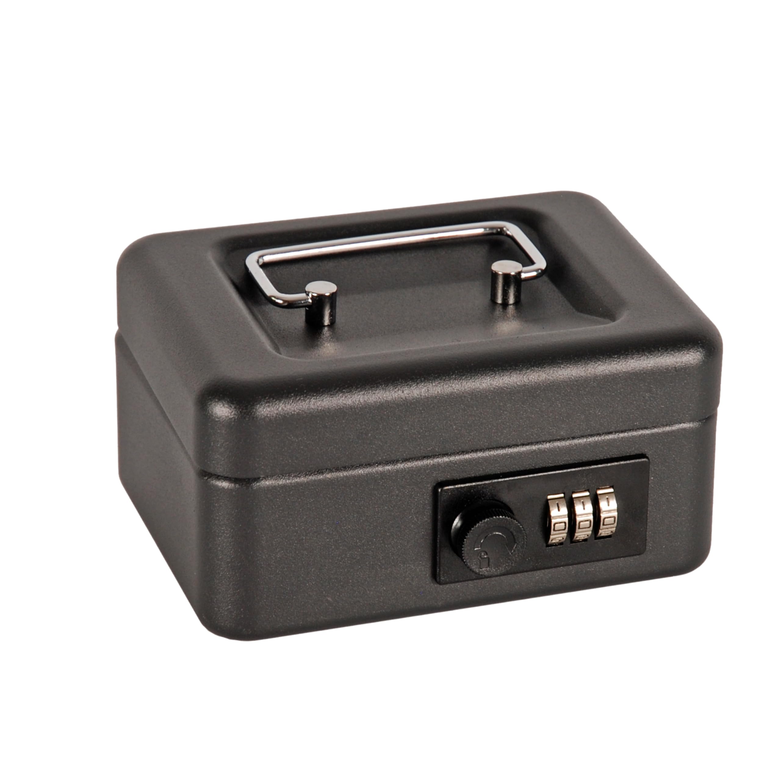 Cathedral Products 6 Inch Steel Cash Box with Combination Lock | Durable & Secure | Portable Design with Lift-Out Tray