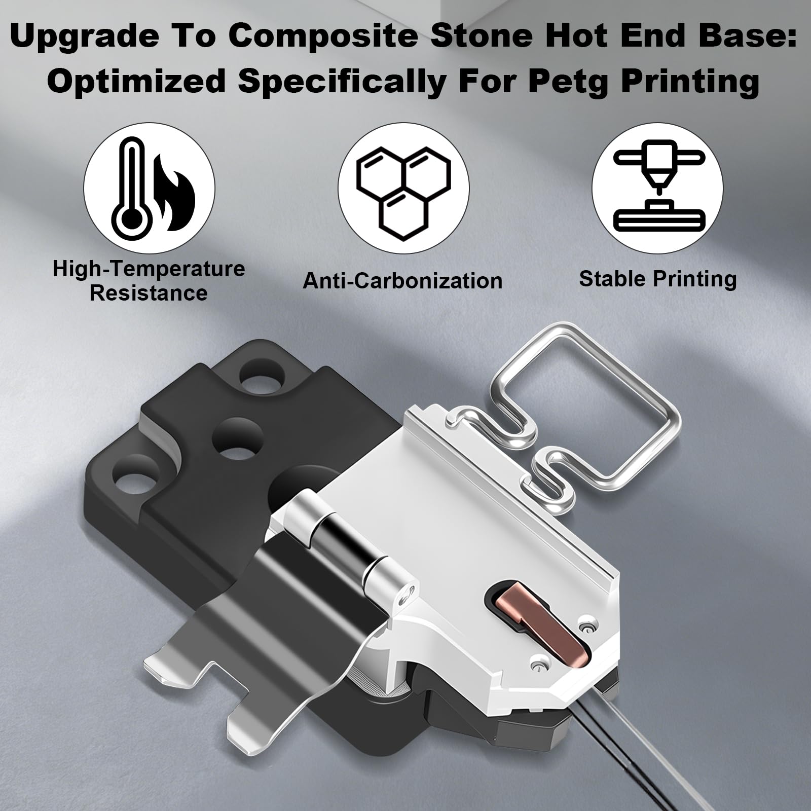 Hotend Heating Assembly Kit per Bambulab A1/A1 Mini Stampante 3D, Hotend Heating Assembly con Dispositivo di Serraggio Rapido, Componente Termistore Hotend Kit Di Montaggio, Accessori per Bambulab A1