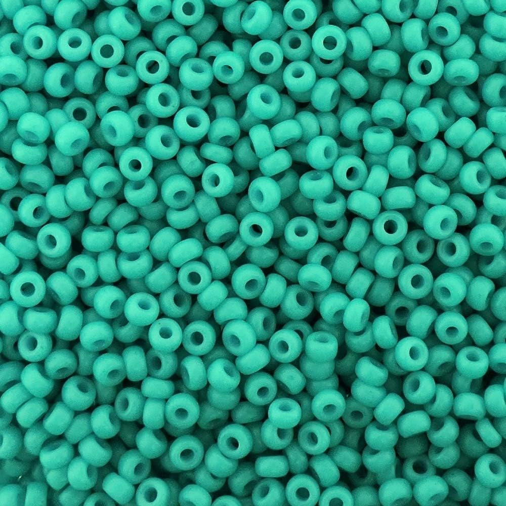 Special Dyed Bright Turquoise Miyuki 11/0 rocailles glass seed beads 24 grams - Image 3