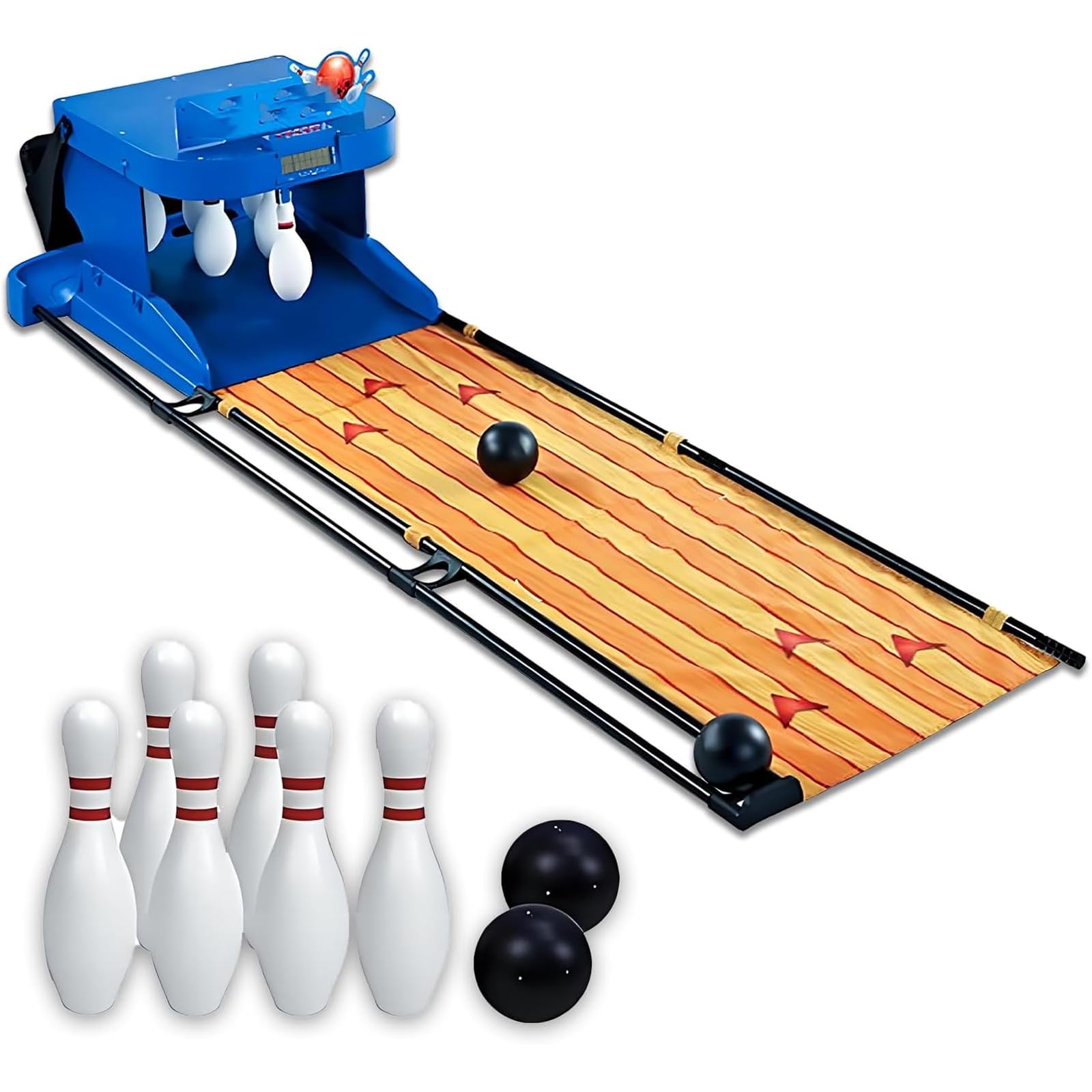 Bowling Elettrico per Bambini, Tabellone Segnapunti A LED E Set da Bowling Elettronico con Reset Automatico per La Casa di Ritrovo 2/3.5m 3.5m