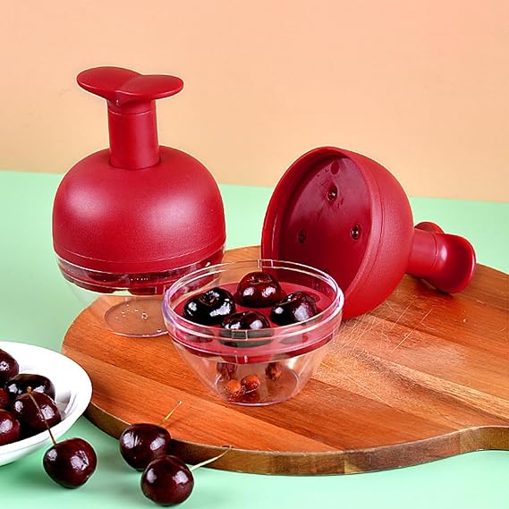 Olive Pitter - 4 Hole Cherry Pitter - Jam Making Pitter | For Home, Kitchen, Baking, Camping, Picnics, Outdoors