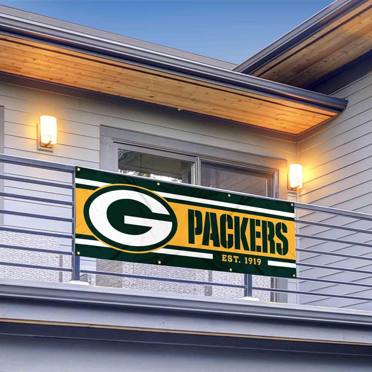 WinCraft Green Bay Packers Large 2x6 Foot Banner - Image 2