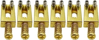 Tall Accuracy Electric Guitar Bridge Pad String Deposit Tailpiece for Accurate Adjusting Permanent Metal Mixture Buildin