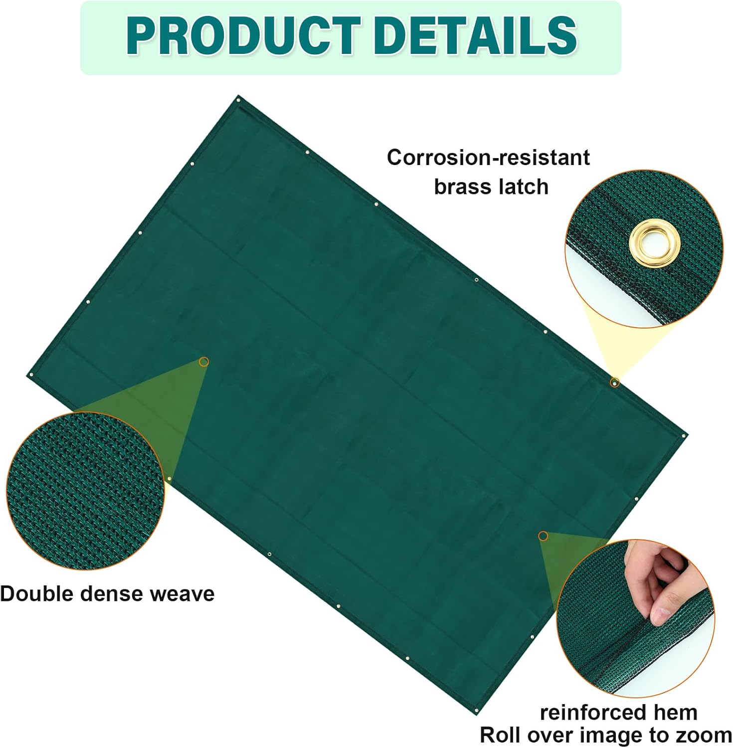 Archery Backstop - Heavy Duty Reinforced Netting, Back Stop Net, Ideal for Outdoor Bow Arrow Practice, Target Shooting, and Home Range Use