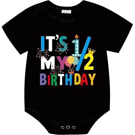 Half Year Birthday Outfit for Baby Boy