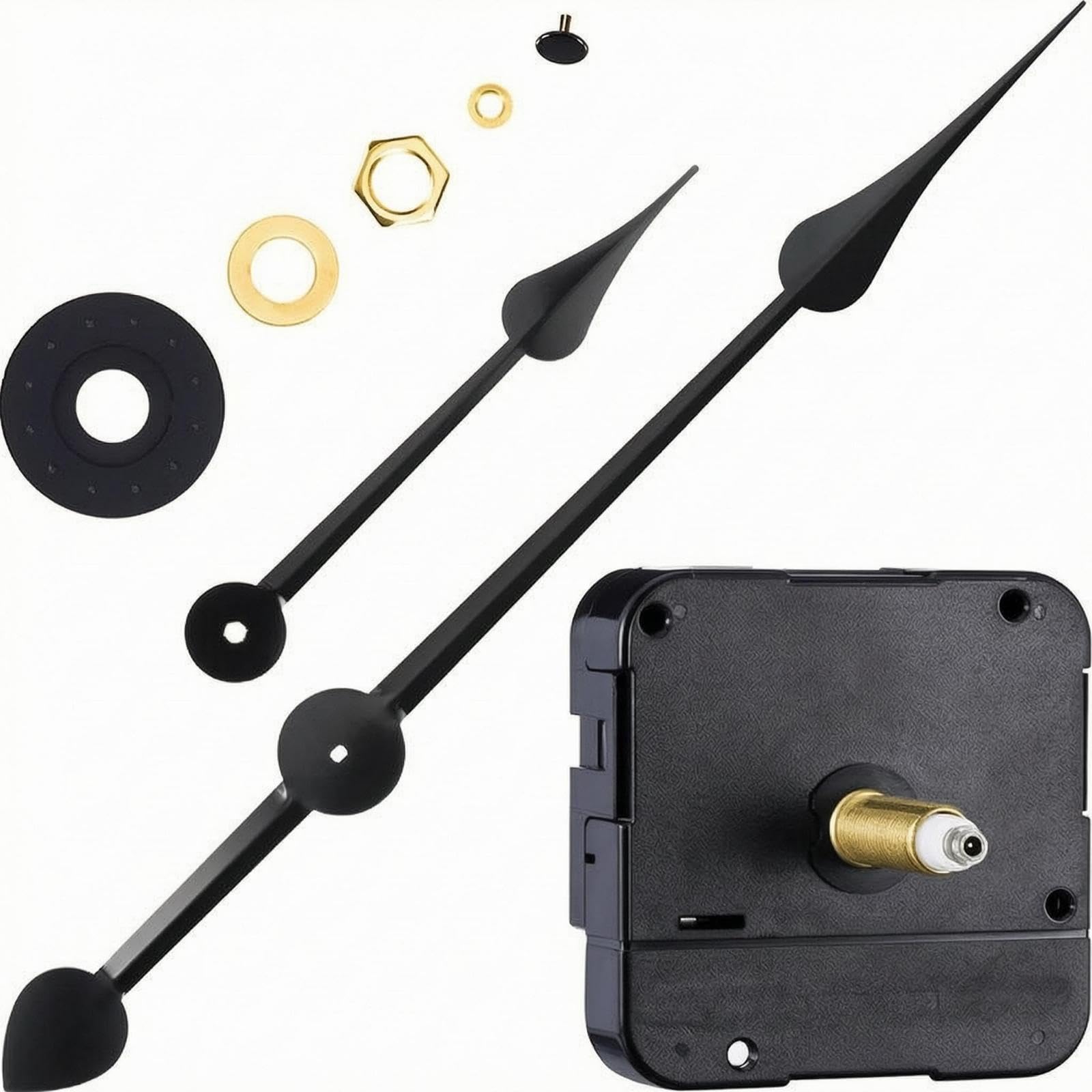 Crystal Clock Movement Mounting Hardware High High Power Clock Movement Black Case Timekeeping Part|Collectibles| Decorative Collectibles| Clocks| Replacement Parts & Tools-image-20