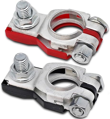 2 conectores de terminal de batería para Nissan Altima 2019 2020 2021 2022 2023 2024  Terminales de batería de automóvil de cobre, positivo y