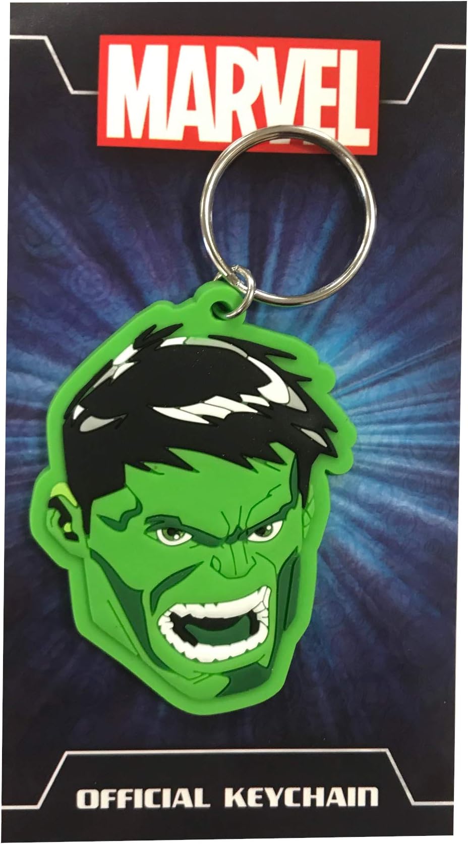Marvel The Incredible Hulk Rubber 6cm Keychain Keyring