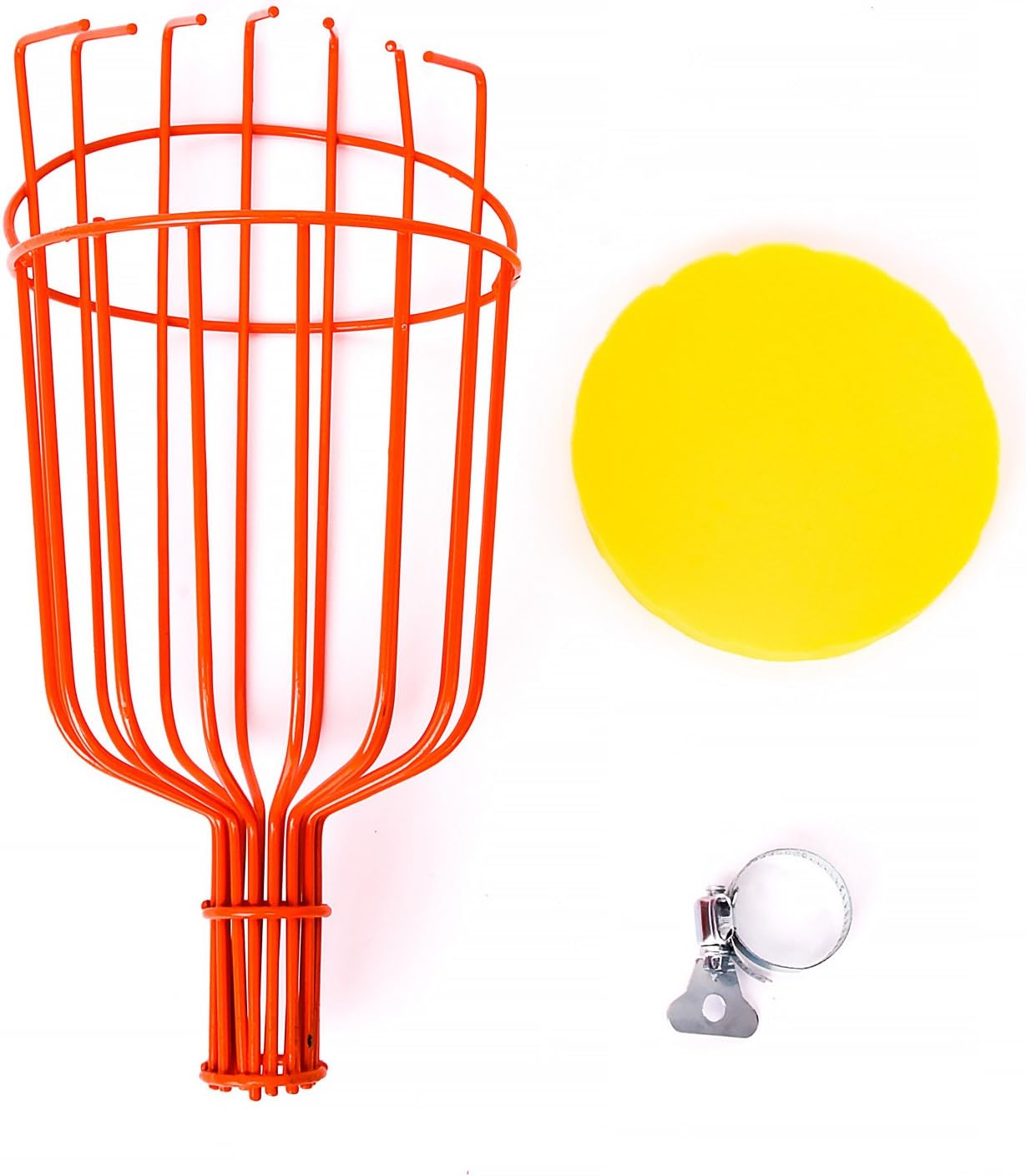 Professional Metal Catcher Basket Fruit Picker Tool F2C Fruit Picking Equipment for Getting Fruits Extra Lightweight Ideal for Picking Oranges Apple Avocado or any Kinds of Fruits