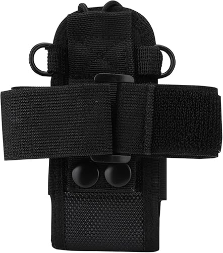 Meiyya Funda para walkie talkie walkie talkie soporte para radio, soporte de radio de brazo, funda de radio, bolsa de radio, práctica bolsa de brazo