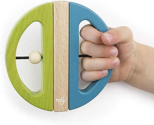 Miniatura 10 de Tegu - Juego de bloques de construcción magnéticos giratorio color azul y azul