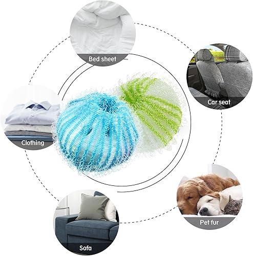 Miniatura 4 de maxboss Removedor de pelo de mascotas para lavandería, removedor de pelusa para ropa, reutilizable, atrapador de pelo de mascotas, eficaz para