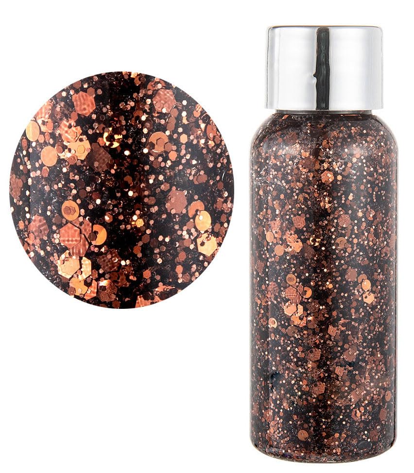 Body Glitter Gel, Face Glitter Body Glitter Liquid Eyeshadow, Face Hair Nail Glitter, Holiday Glitter Makeup (7)
