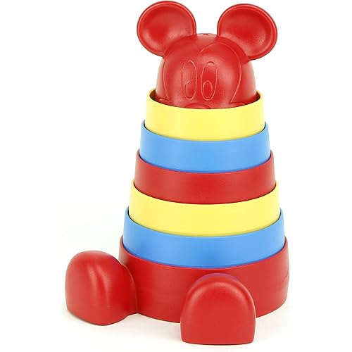 Green Toys Disney Baby Exclusive - Mickey Mouse Stacker, Red