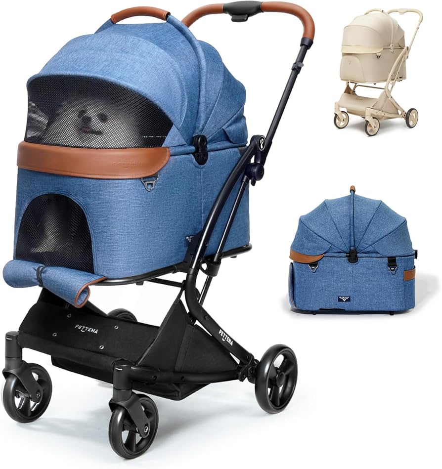 Amazon | 【PETTENA最上級型番MILOU】ペットカート 小型犬 ワンタッチ