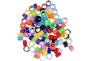 100Pcs Chicken Birds Leg Rings: Your Essential Poultry Identification Solution