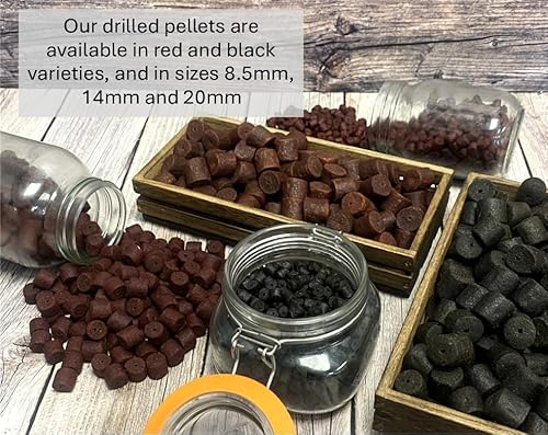 MALTBYS' STORES 1904 LTD Drilled Halibut Pellets Black 8.5mm 500g Fishing Bait SMCB - Image 4