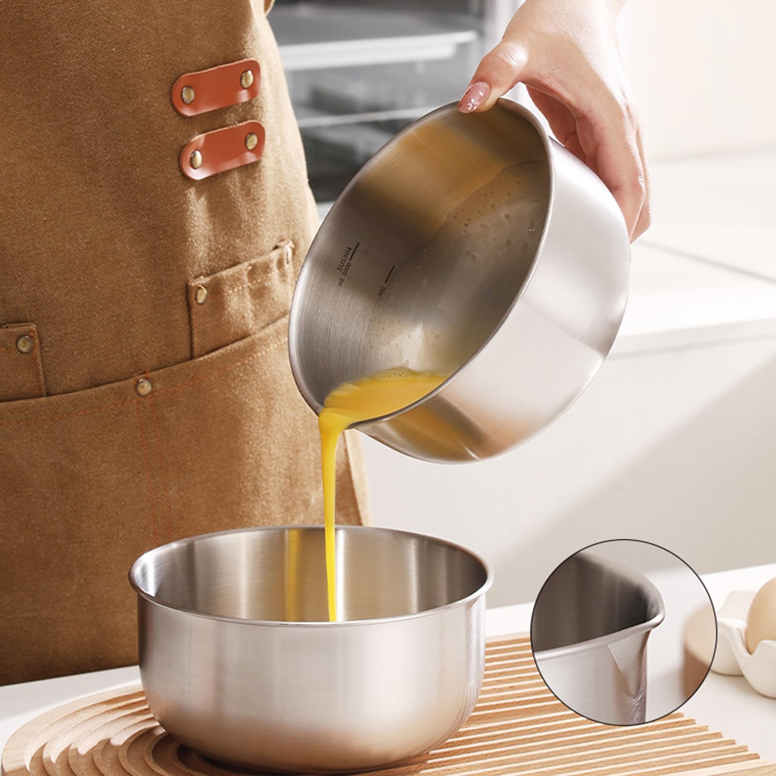 Colador microporoso de acero inoxidable, apto para lavavajillas, cuenco para mezclar ensaladas, lavadora de arroz, verduras, frutas, arroz, lavado de alimentos