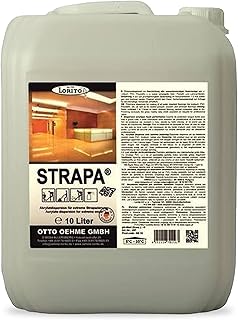 Lorito Bodenbeschichtung Strapa 457 für wasserbeständige Bodenbeläge, Linoleum PVC Polyolefin Holz Parkett Laminat, 10 Liter