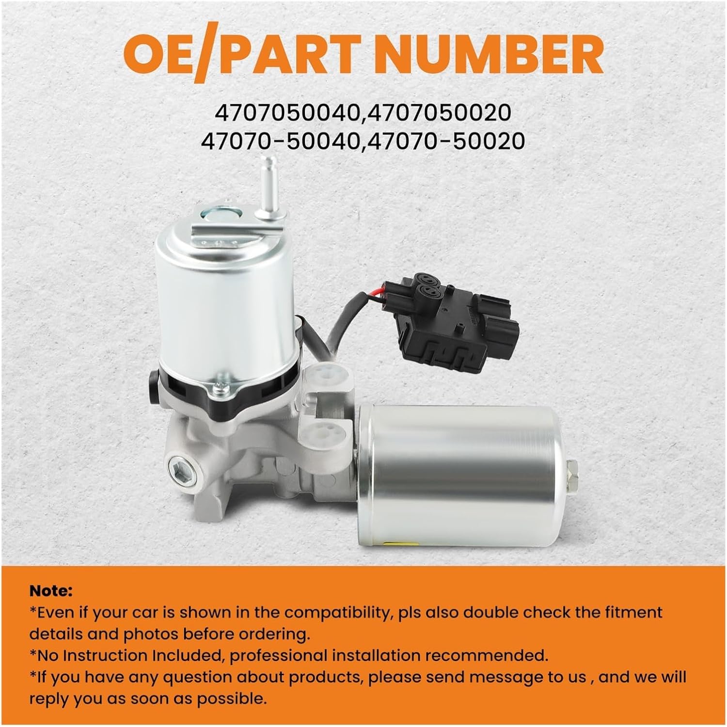 Brake Booster Pump Fit For Lexus LS 460 LS 600h L 2007-2017 4707050040 4707050020