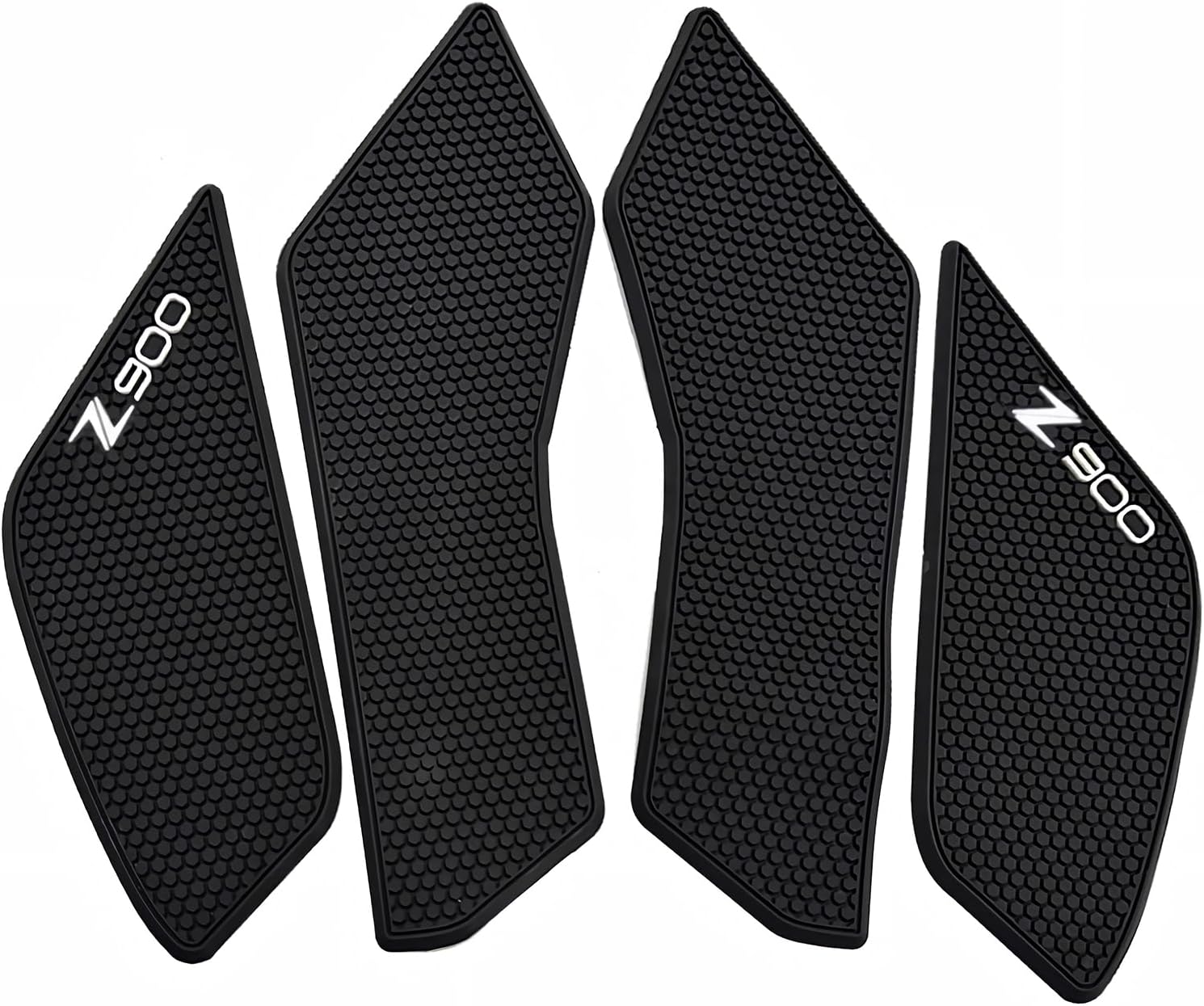 Fuel Gas Tank Pad Protector Stickers Decal Set Compatible with z900 Z900SE 2017 2018 2019 2020 2021 2022 2023- Anti-Slip Protective Kit, Black | 4-Piece