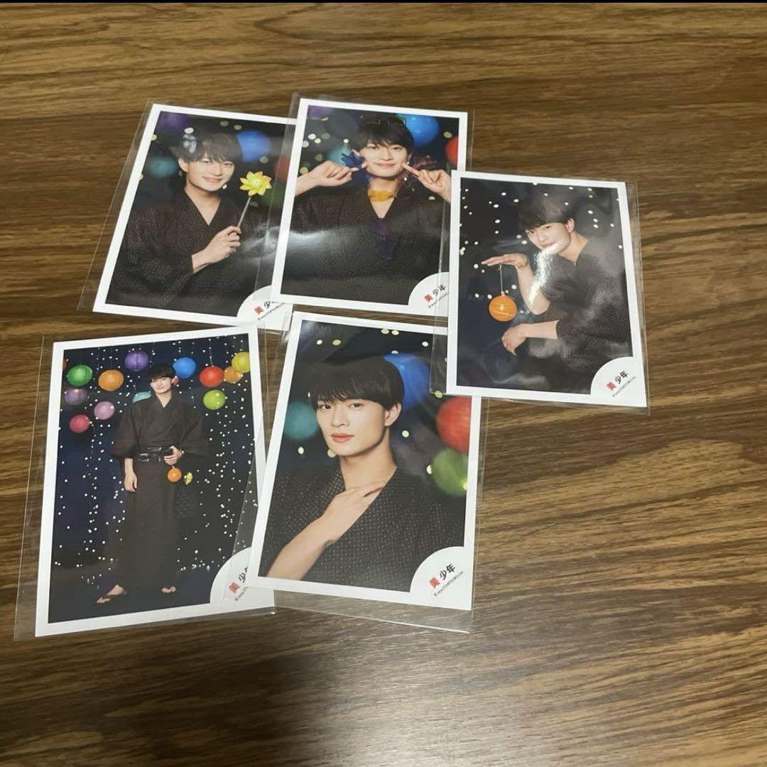 Amazon.co.jp: 浮所飛貴 5 枚︎ 美少年 Seasonal Photo 2024 : 文房具 