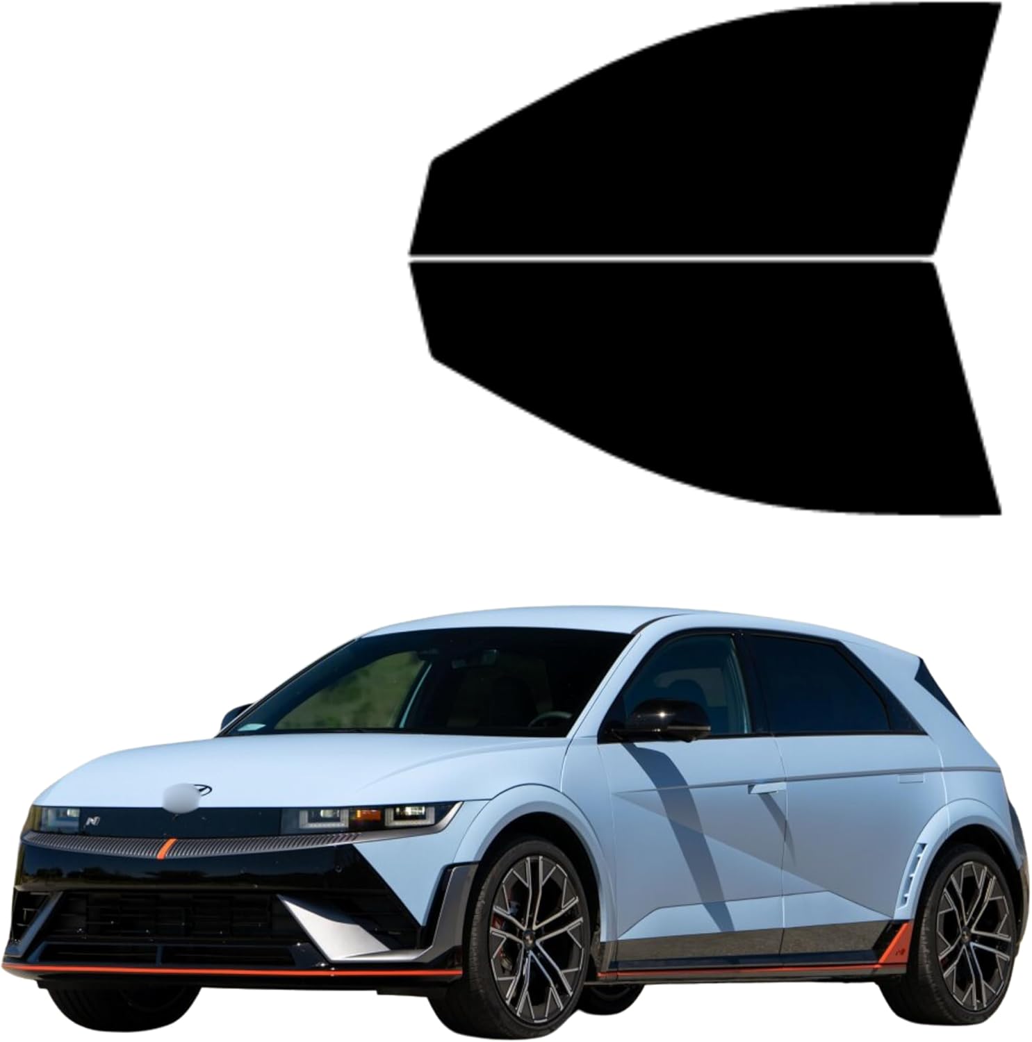 Precut Tint Kit Nano Carbon Film for Hyundai Ioniq 5 2022-2025 Driver and Passenger Windows Computer Cut to Custom Fit Your Windows.. (20% All)