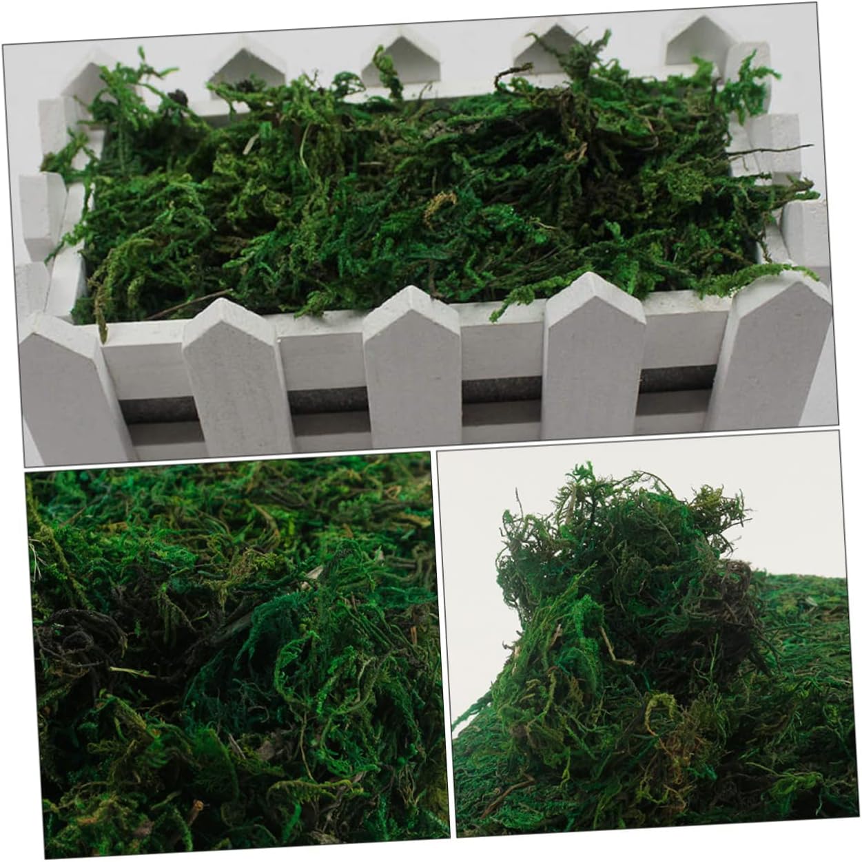 STOBOK 1pc Artificial Moss Flowers Decor Glass Decor Decorative Moss for Planters Glass Containers Faux Plants Artificial Plants Flower Pots Bulk Preserved Faux Moss Decor Accessories PVC, 050346MS6M