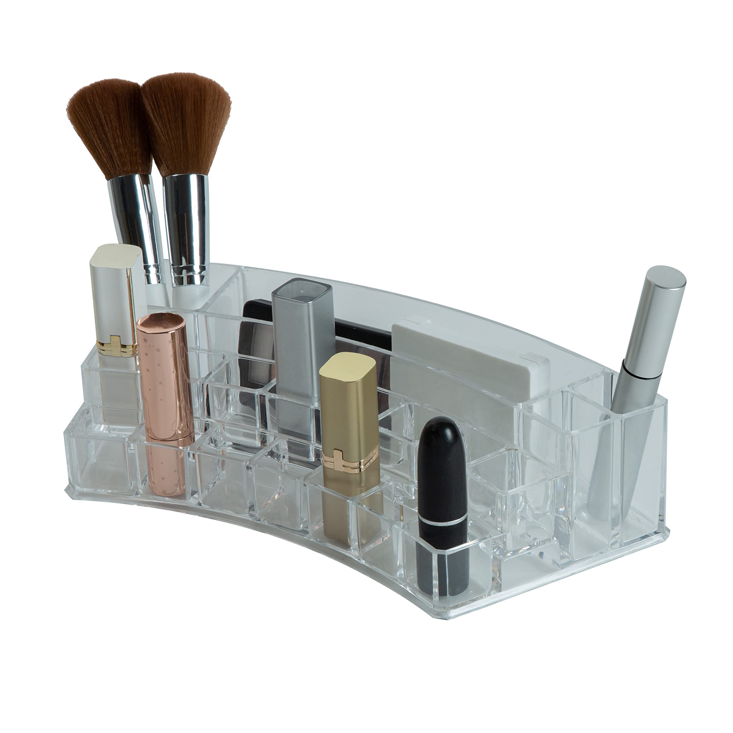 Simplify Acrylic™ 20 Compartment Lipstick & Cosmetic Organizer