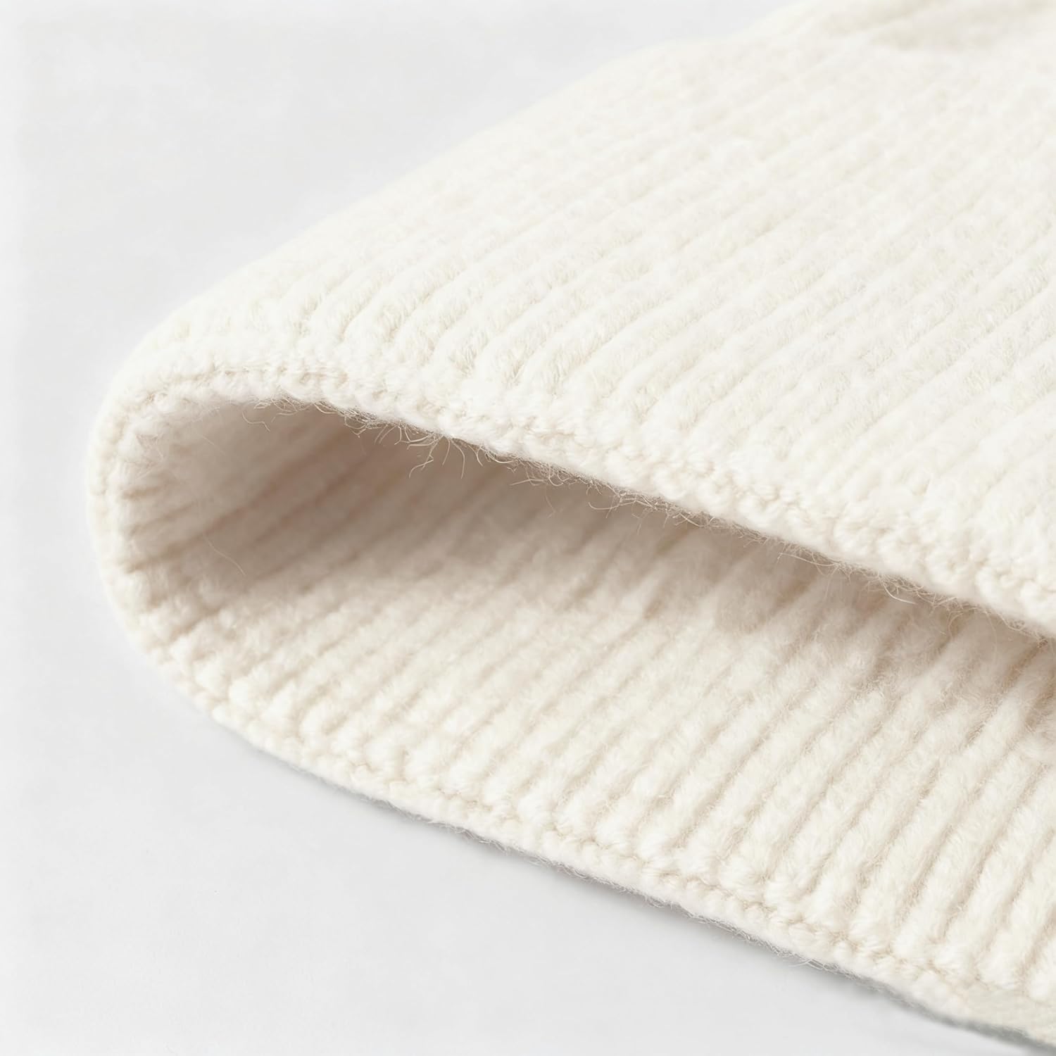 Soft Warm Unisex Winter Hat Beanie Cuffed Knit Cap Warm Skull Cap - Image 3