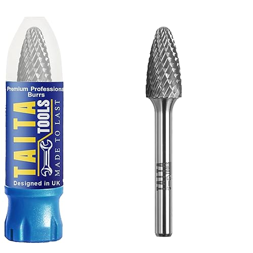 Fresas de carburo con vástago de 14 pulgadas, brocas rotativas de doble corte de tungsteno SF-3 Fresas de corte para accesorios Milwaukee, Dewalt y