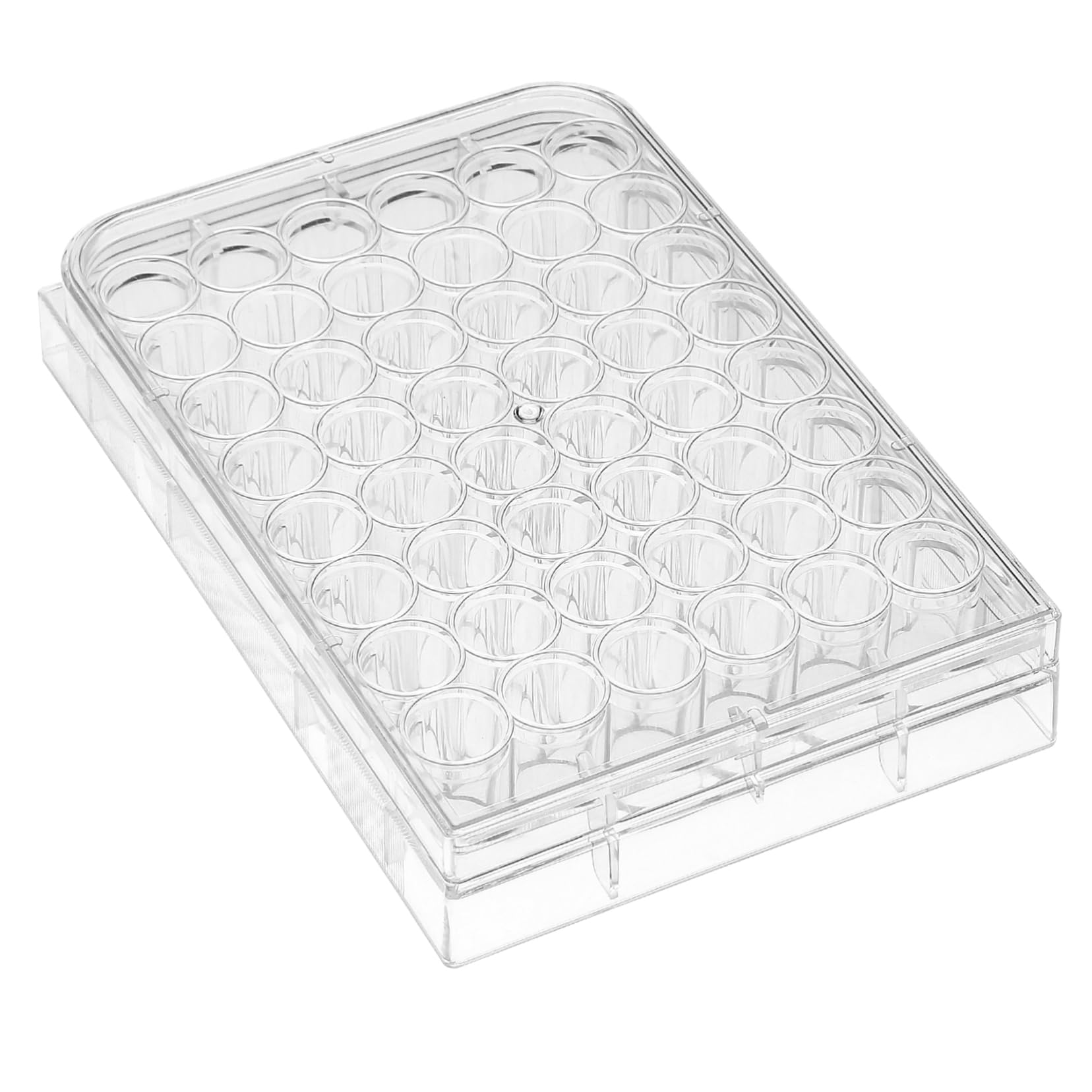 Gatuida Placa De Pocillos 15 Piezas De Cultivo Celular Plato Celúla Claro Propileno Junta De Cultivo Celular Microplacas Registro Poseedor Meseta Bandeja Para Capsulas Embudo 4k De Cultivo Para