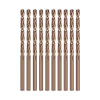 Vista 16 de Broca de cobalto de 1 pulgada, vástago reducido de 1/2 pulgada con 3 planos, adecuada para perforar en metal duro, acero inoxidable, hierro fundido