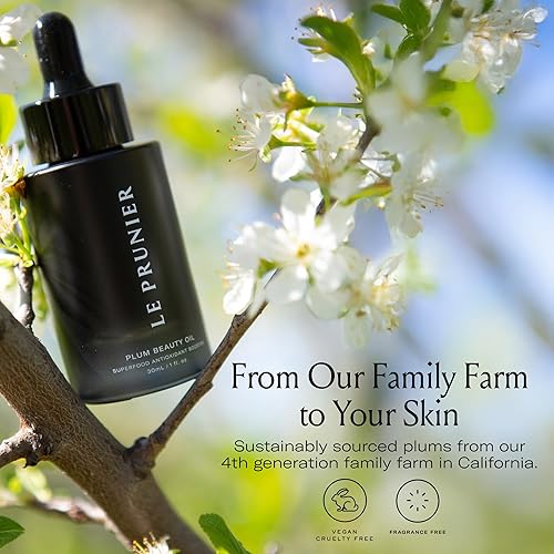 Miniatura 6 de Le Prunier Plum Beauty Oil – Superfood Antioxidant Facial Oil | Vegan, Non-Comedogenic, Multi-Use Moisturizing Oil for Face, Hair & Body |