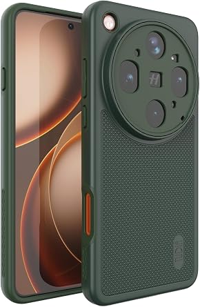 TUDIA MergeGrip Designed for Oppo Find X9 Ultra Case 2026, [Military Grade Drop Tested] Dual Layer Slim Rugged Heavy Duty Shockproof Protective Phone Cover Pine Green, Basic