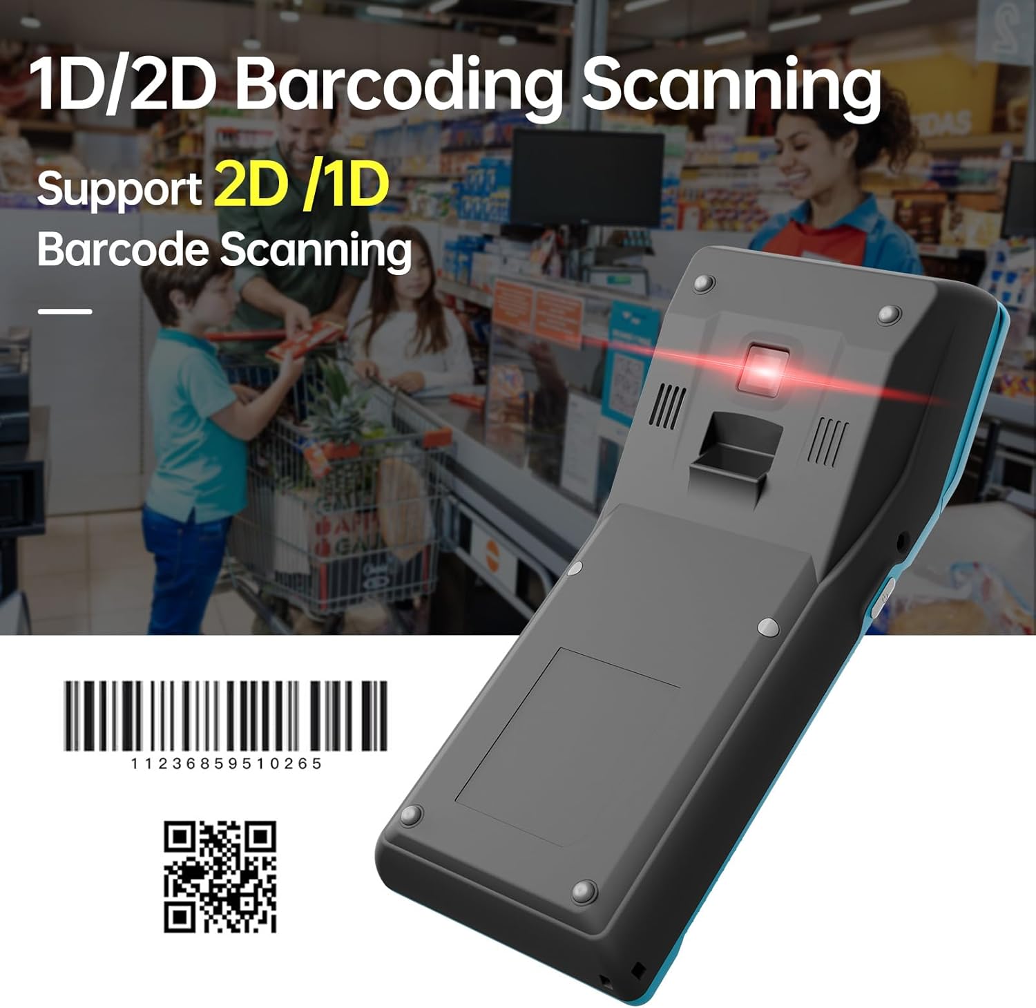 Bisofice Q2 with 1D/2D barcode scanning