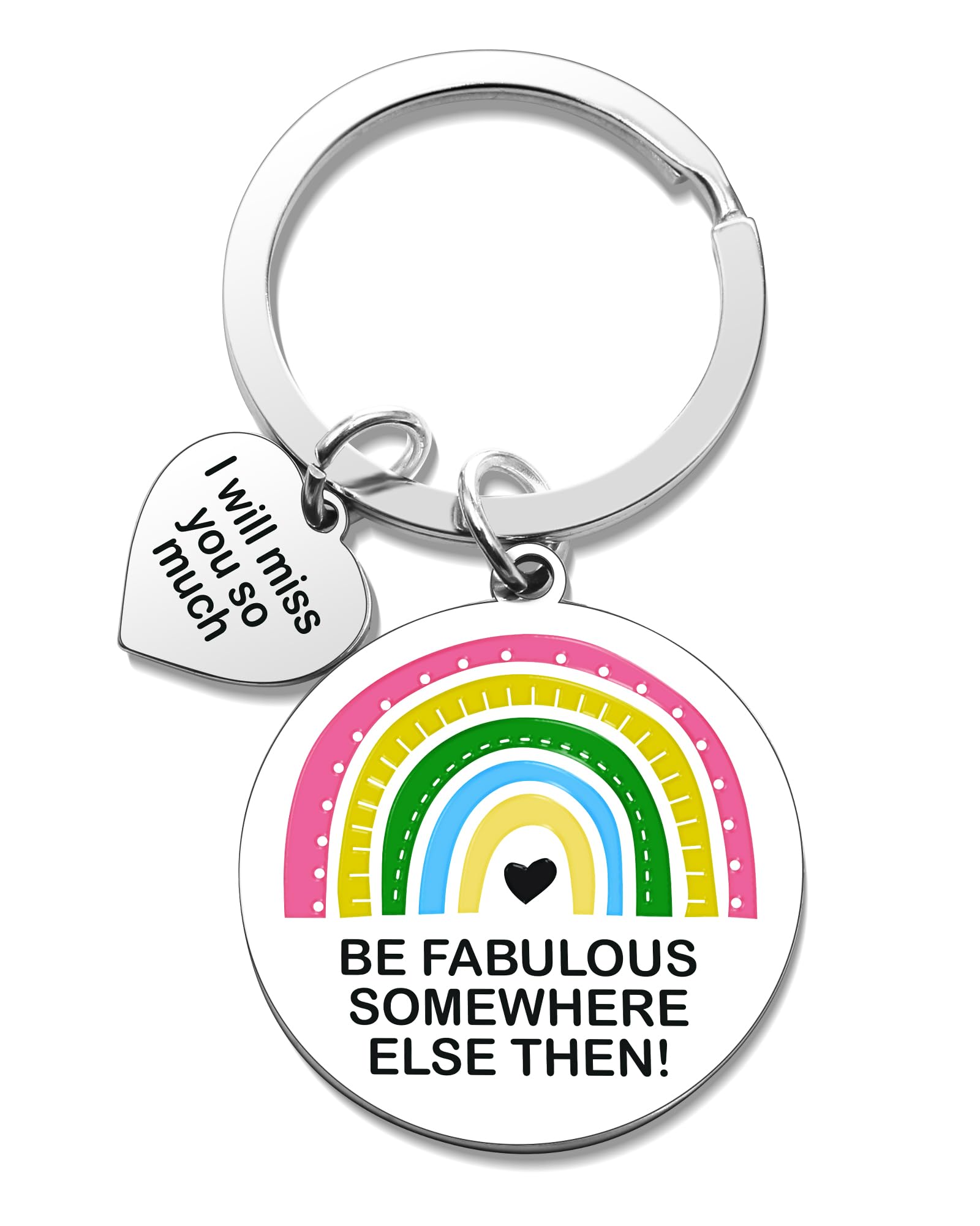 WIDITACE Farewell Gifts for Coworkers Leaving Gifts New Job Going Away New Beginnings Goodbye Keychain for Women