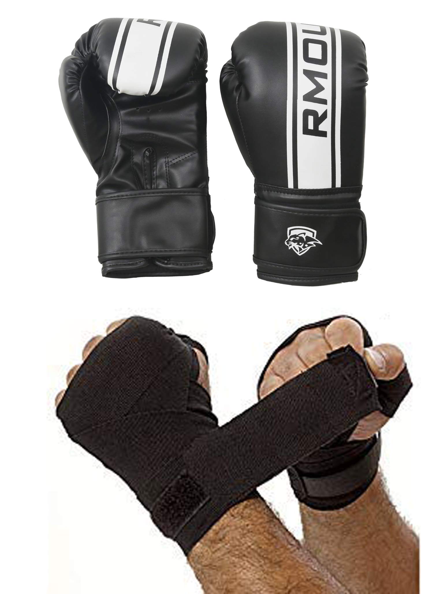 IWIN Our Black Boxing Gloves for Training & MuDay Thai | MDaya Hide Leather Gloves for Sparring, ickboxing, Fighting, Punch Bags with Black Hand Wraps(Boxing Tape), 10 oz (B08JKN32RK) Amazon Price History, Amazon Price Tracker