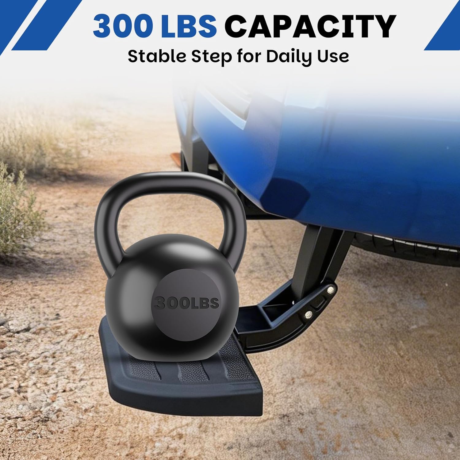 Rear Bed Step Compatible with Toyota Tacoma 2024 2025 2026 Heavy-Duty Aluminum Pickup Tailgate Step Retractable Bumper Scalable Pedals Foldable Bedstep for Easy Truck Bed Access