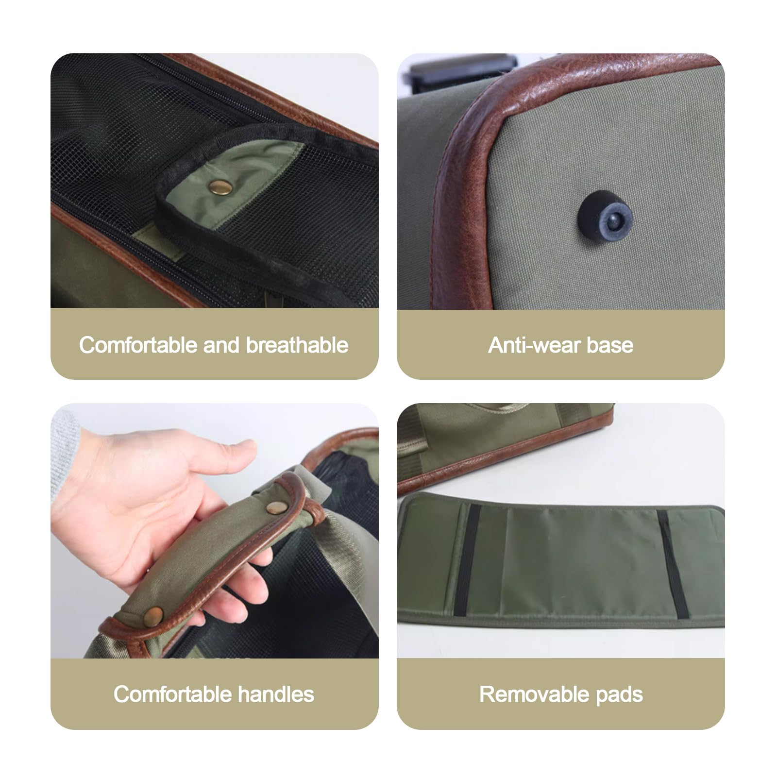 Trasportino per Cani E Gatti, Portatile Borsa Trasportino per Animali Domestici, Traspirante, Rasportino Morbido per Cani E Gatti, per Viaggi, Meno di 5Kg,Blu