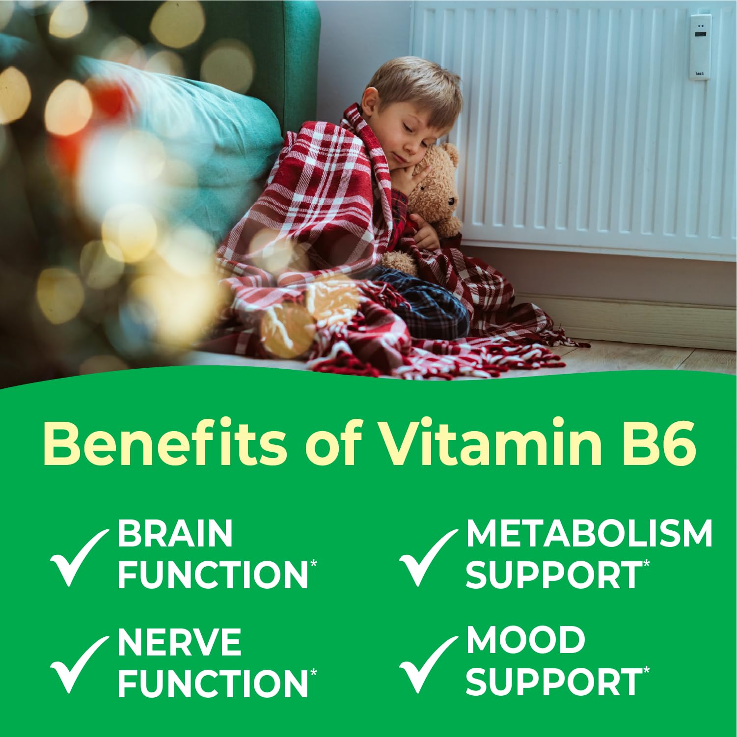 VitaWorks Vitamin B6 for Kids 20mg Chewable Tablets, Vegan, 120 Chewables — Amazon image 3