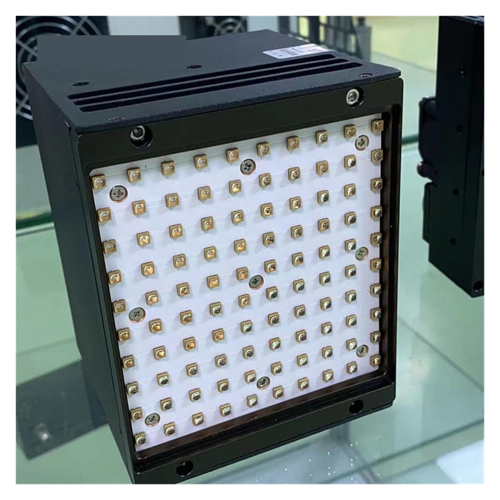 100 * 100mm Chłodzenie powietrzem UV Żywica Lampa utwardzająca UV Zielony olej/farba UV Lampa utwardzająca LED Lakier samochodowy/meblowy Lampa utwardzająca