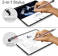 Vista 18 de Stylus (5 unidades), lápiz capacitivo 2 en 1 para pantalla táctil, alta precisión y sensibilidad, adecuado para tabletas iPhone/iPad/Android